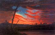 Frederic Edwin Church Our Banner in the Sky Spain oil painting reproduction